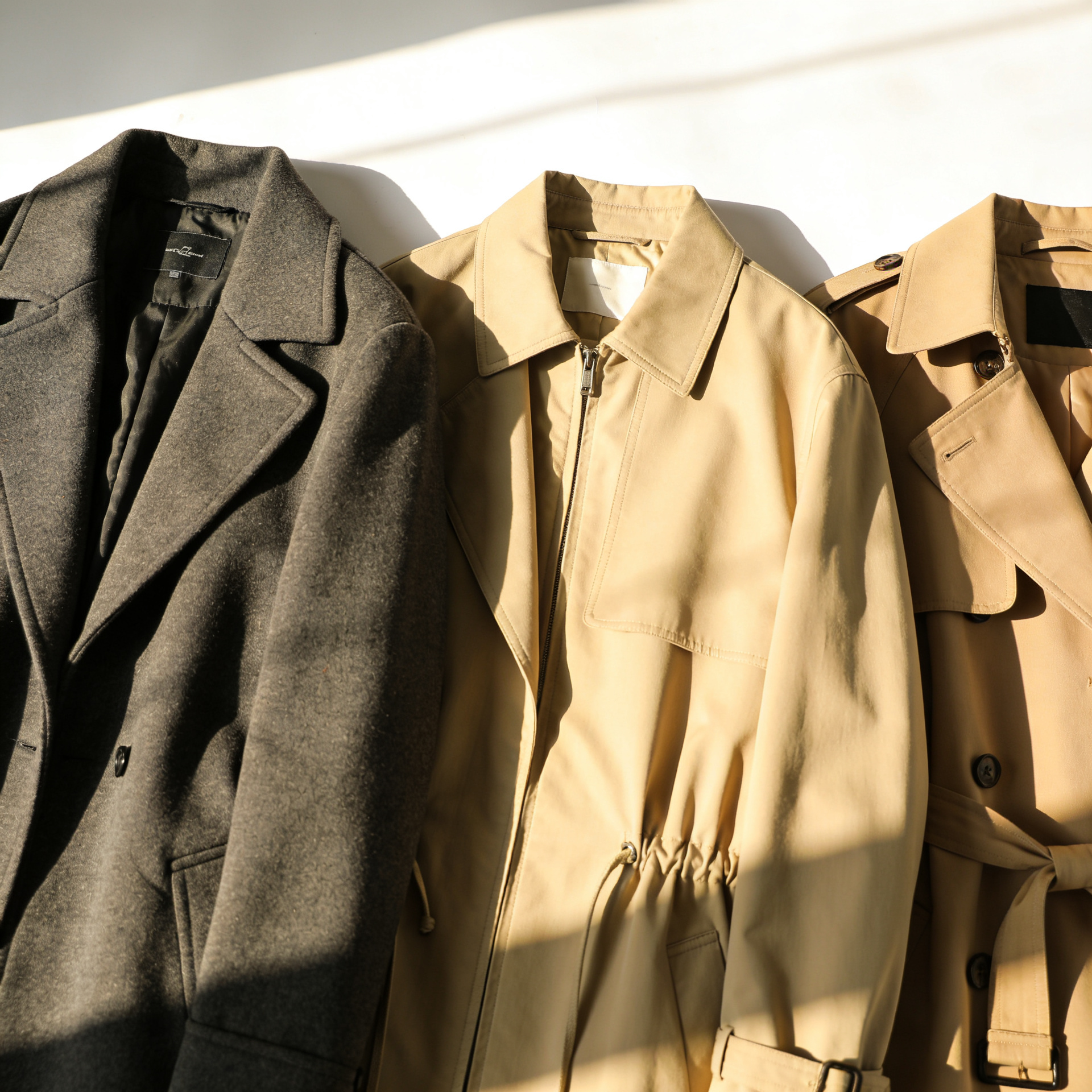 Coat, jacket, or trench coat