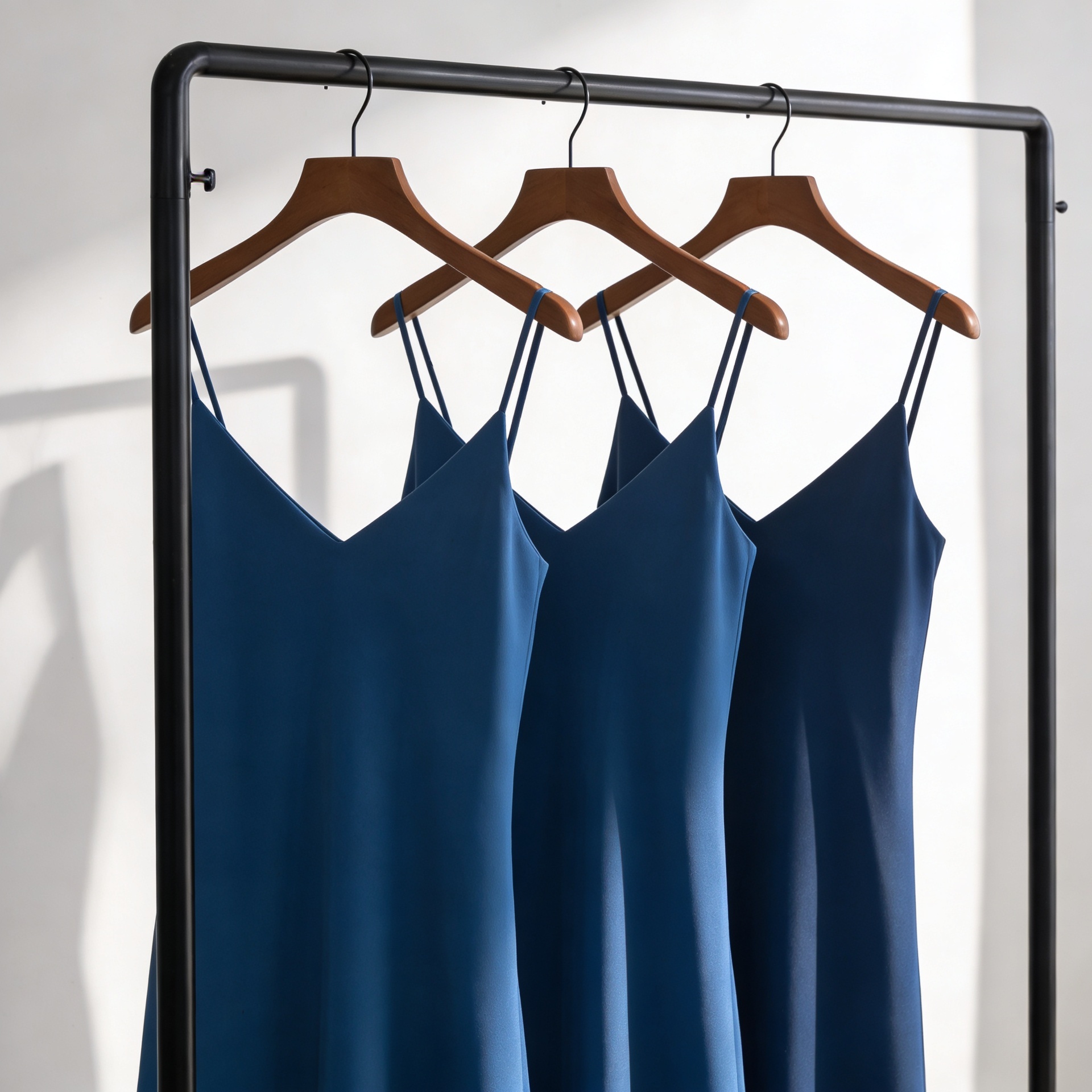 Solid-color dress
