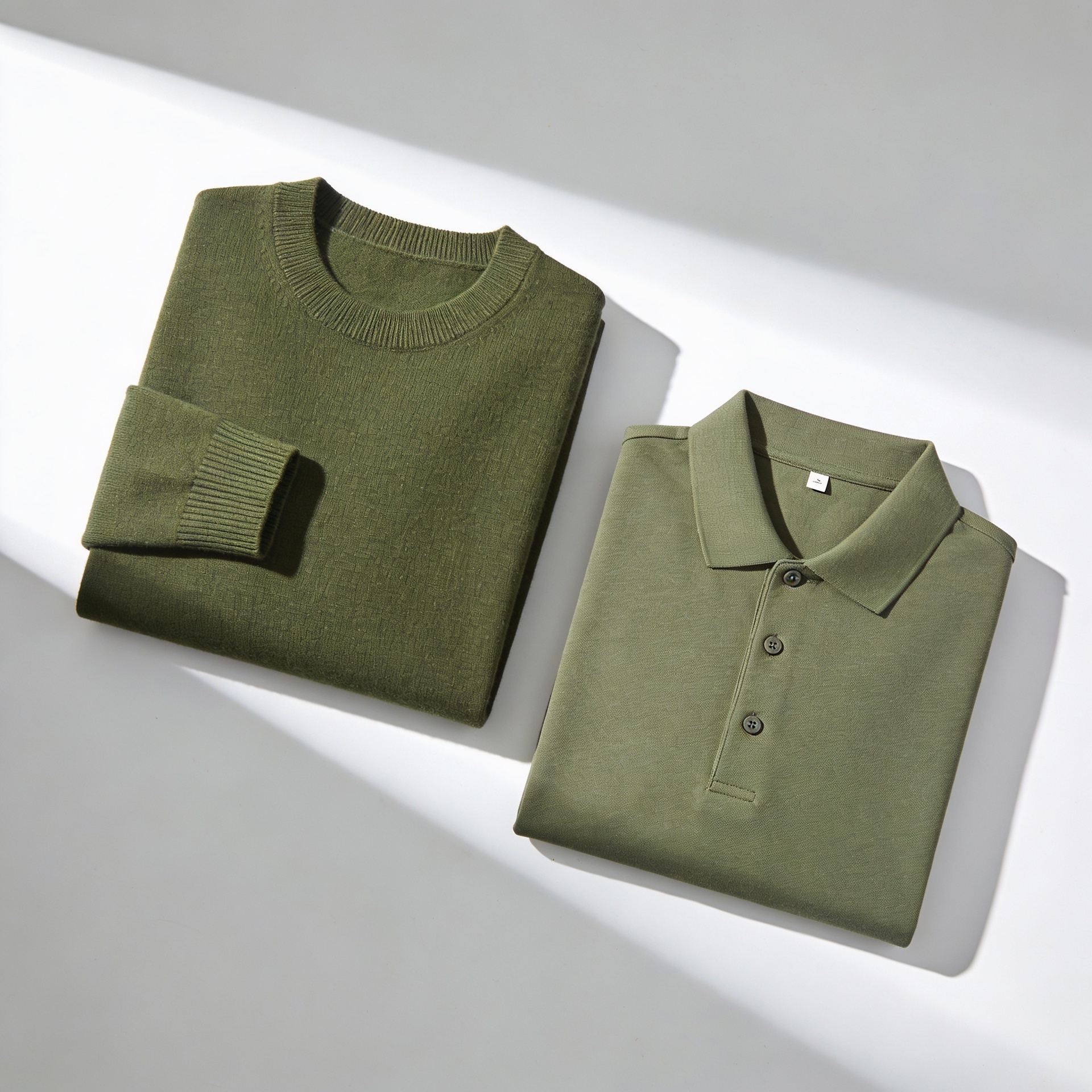 Sweaters, polo shirts  